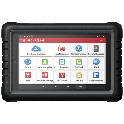 Van de het Systeemtablet van de Automotrizscanner OBD2 Volledige de Lanceringsx431 PROS V Kenmerkende Scanner