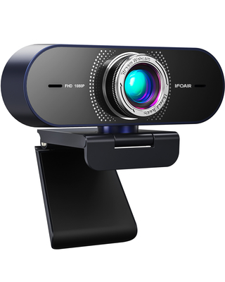 Van de Computer het Videowebcam van IFOAIR HD 1080P Pro Stromen Webcam met Lens van de 6 Laag de Antiglans